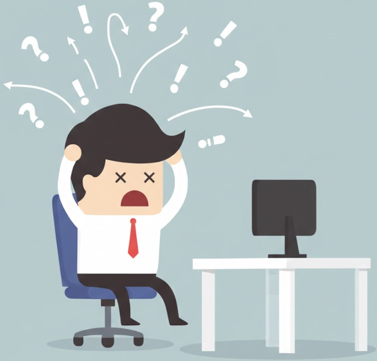 Ilustración de problemas web